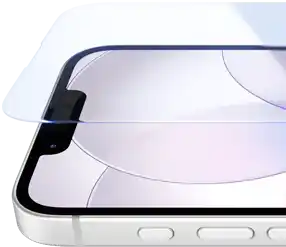 iPhone 17e, Vorderseite mit Ceramic Shield 2, Seite, Weiß, Tasten: Action, Lautstärke