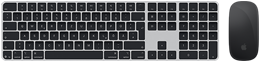 Draufsicht auf das Magic Keyboard mit Touch ID und die Magic Mouse